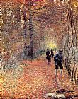 Claude Monet Hunting painting